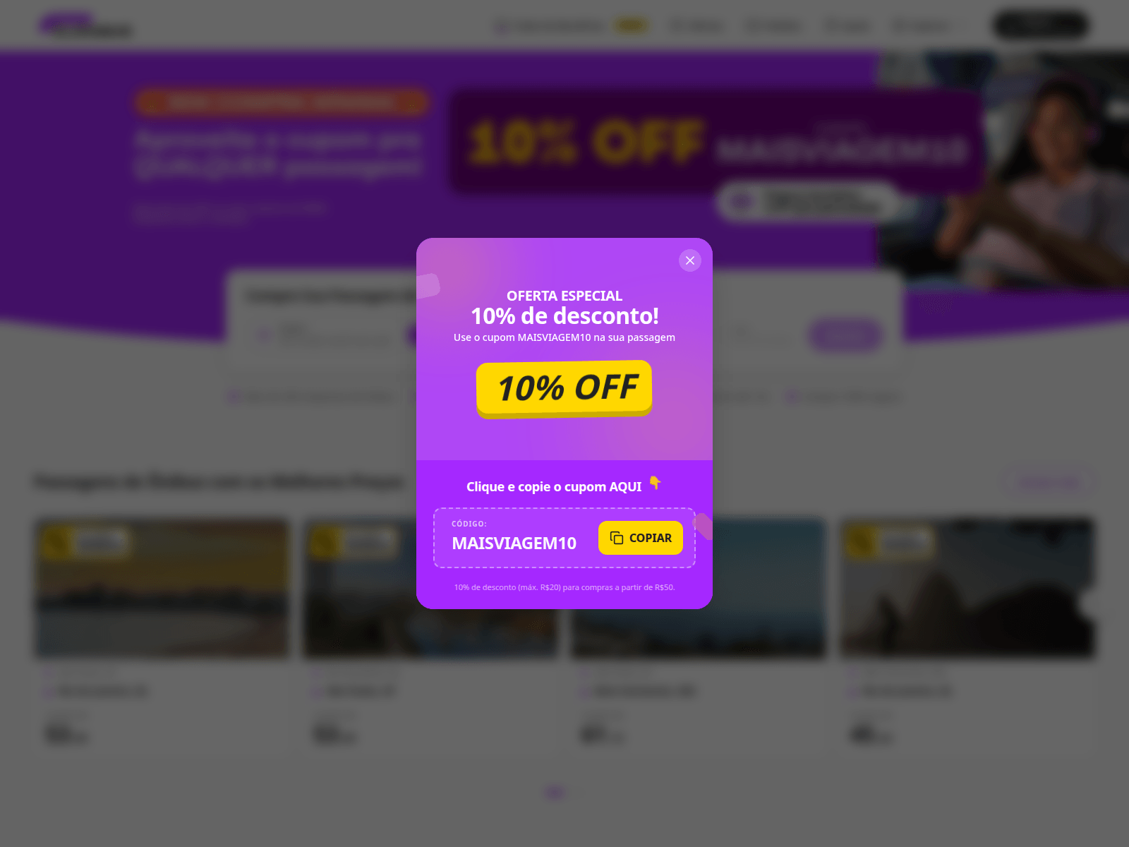 Screenshot of clickbusk.com