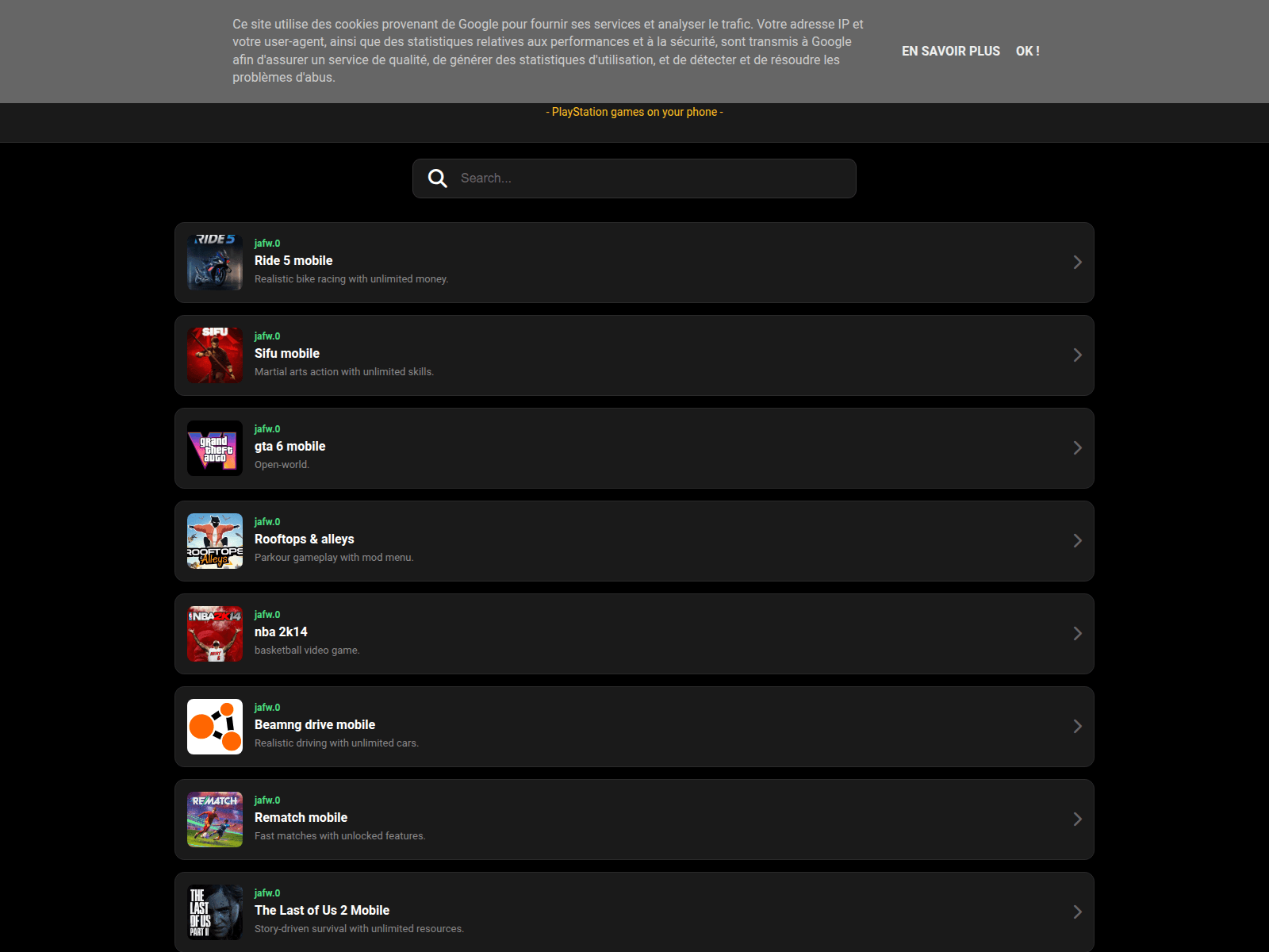 Screenshot of www.trendgame2025.com