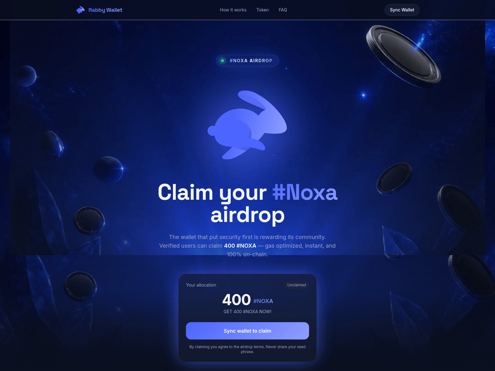 Screenshot of dex-noxa.app