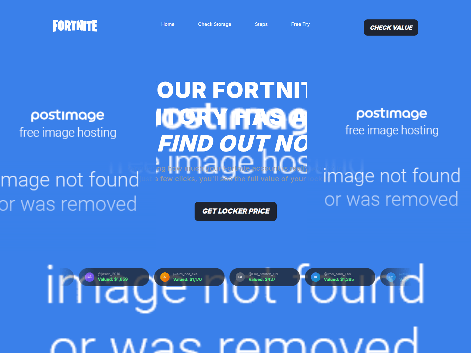 Screenshot of fortnite-tournament.pro