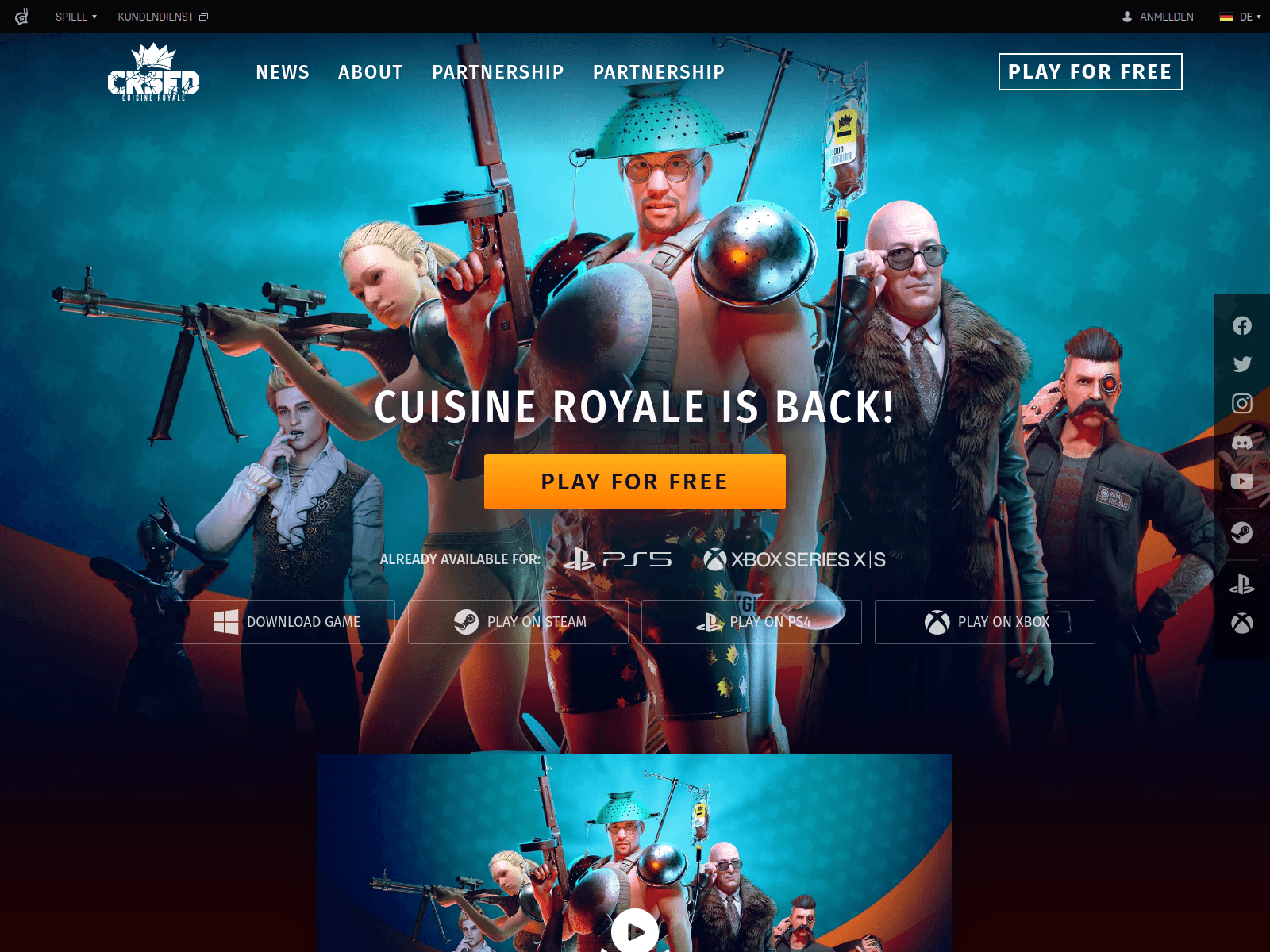 Screenshot of crsed.net