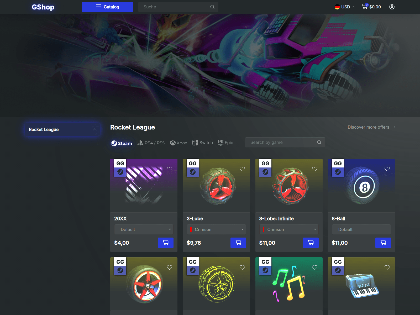 Screenshot of gamersshop.org
