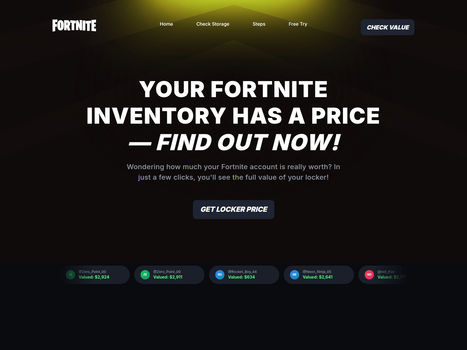 Screenshot of lockflex.live