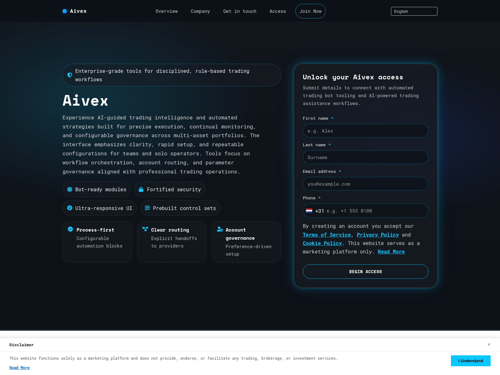 Screenshot of aivexsoftware.com
