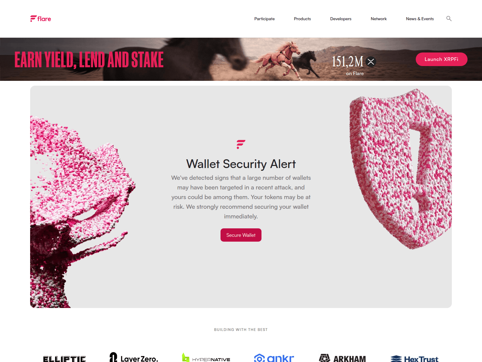 Screenshot of flare.contact
