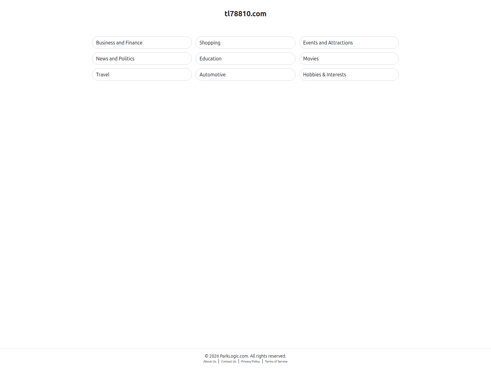 Screenshot of tl78810.com