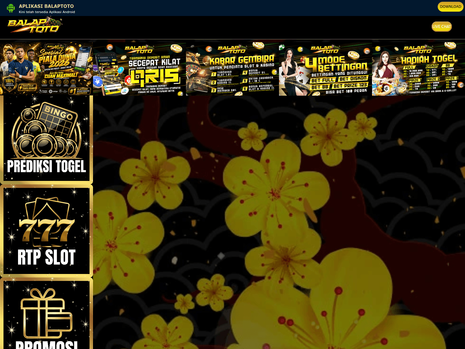 Screenshot of balaptotoplay.com
