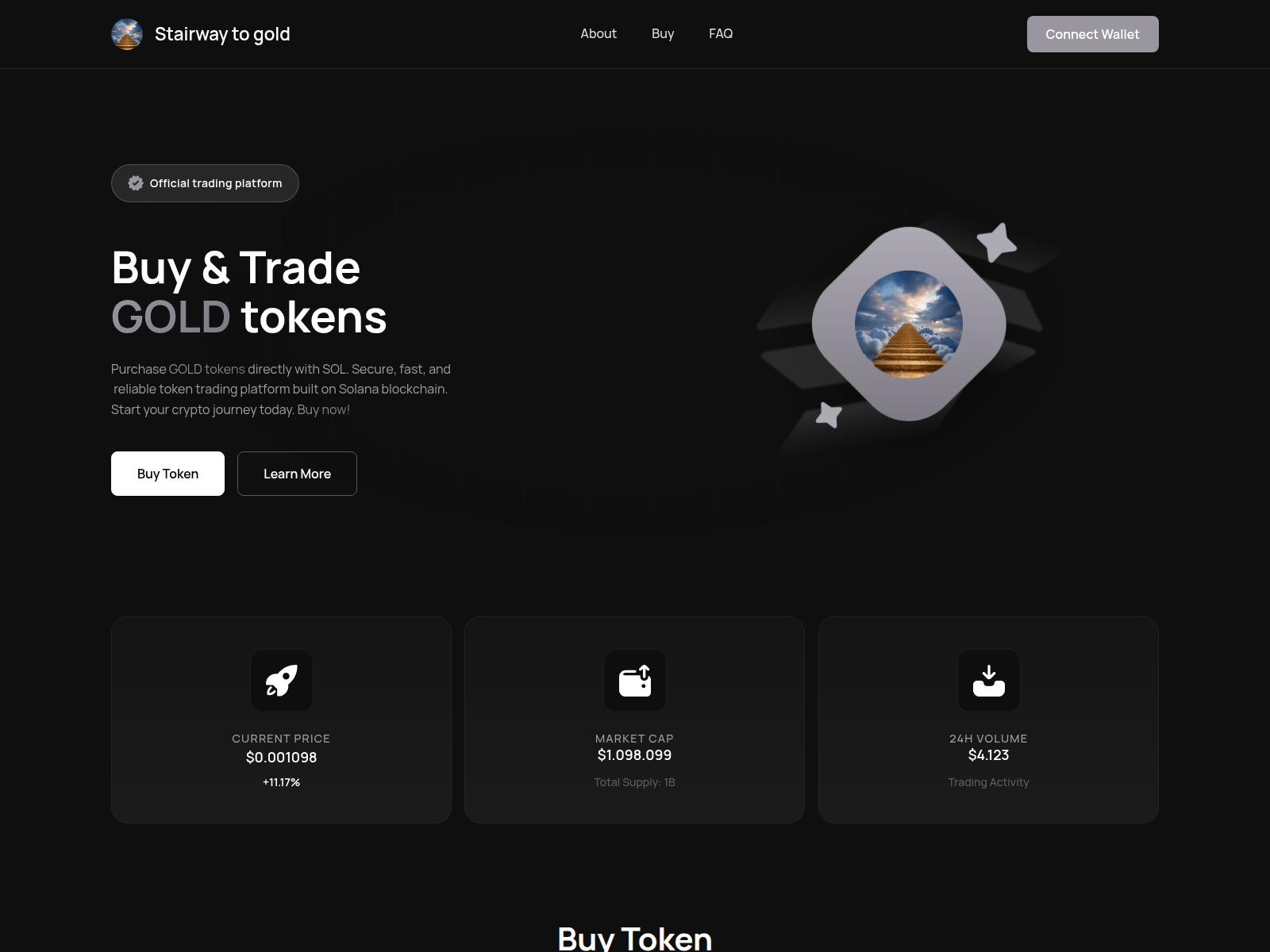 Screenshot of stairwaytogold.xyz