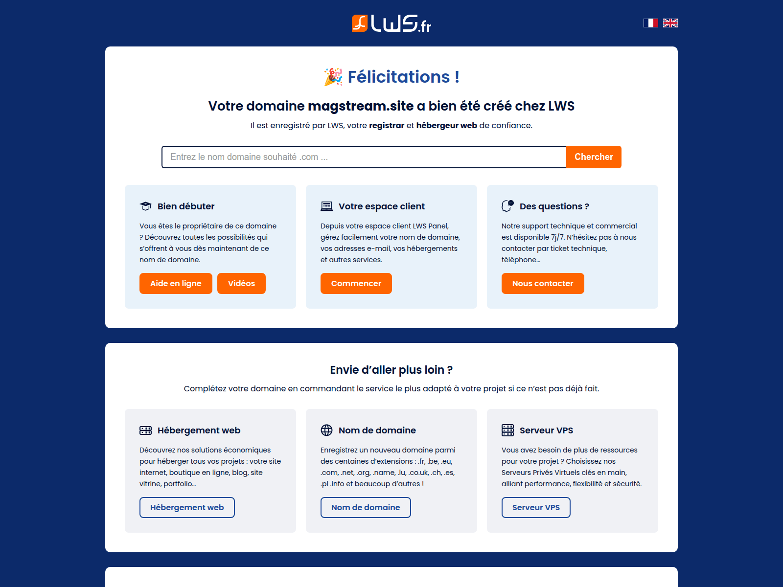 Screenshot of magstream.site