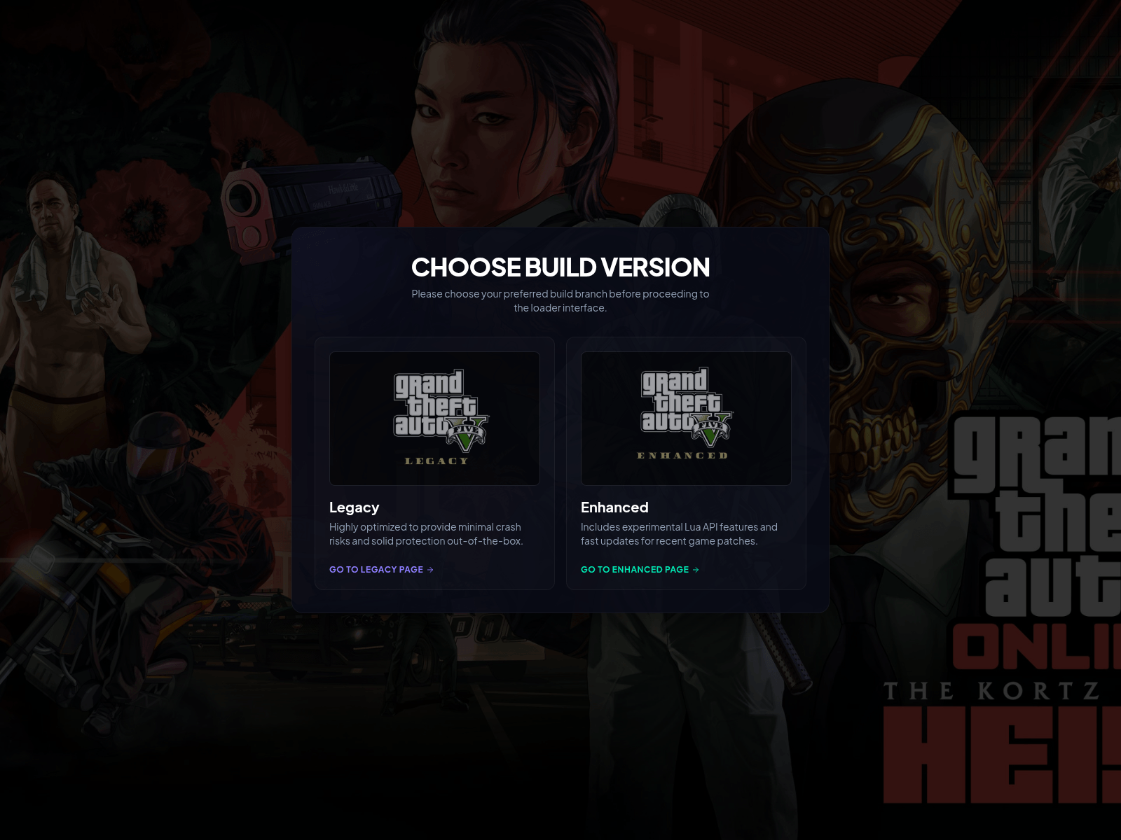 Screenshot of yimmenu.live