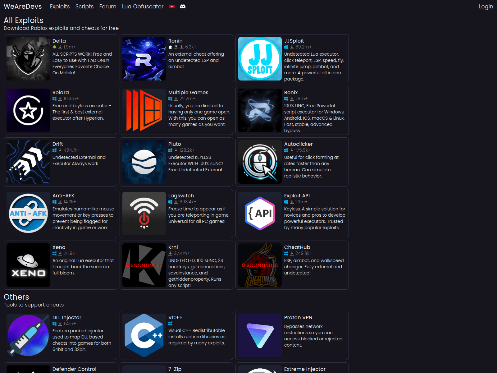 Screenshot of wearedevs.net