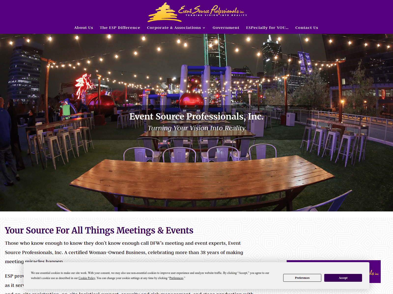 Screenshot of espinc-usa.com