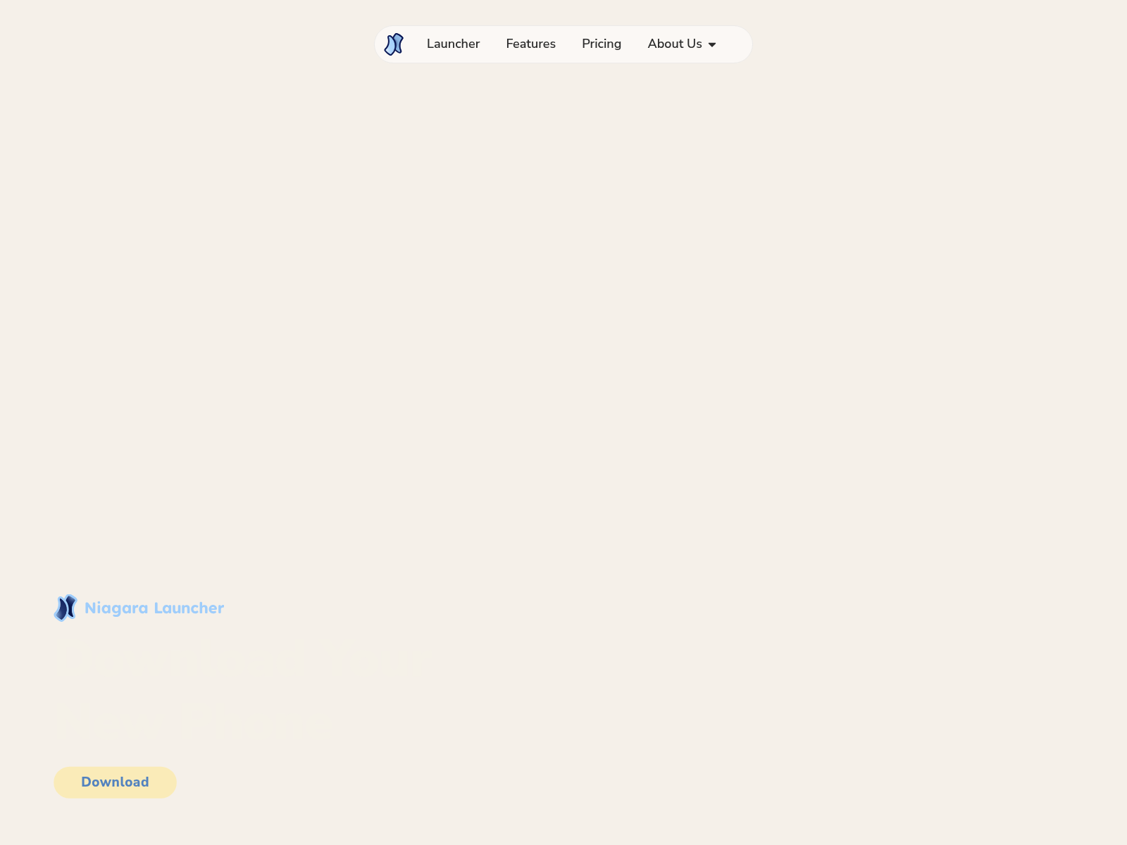 Screenshot of niagaralauncher.com