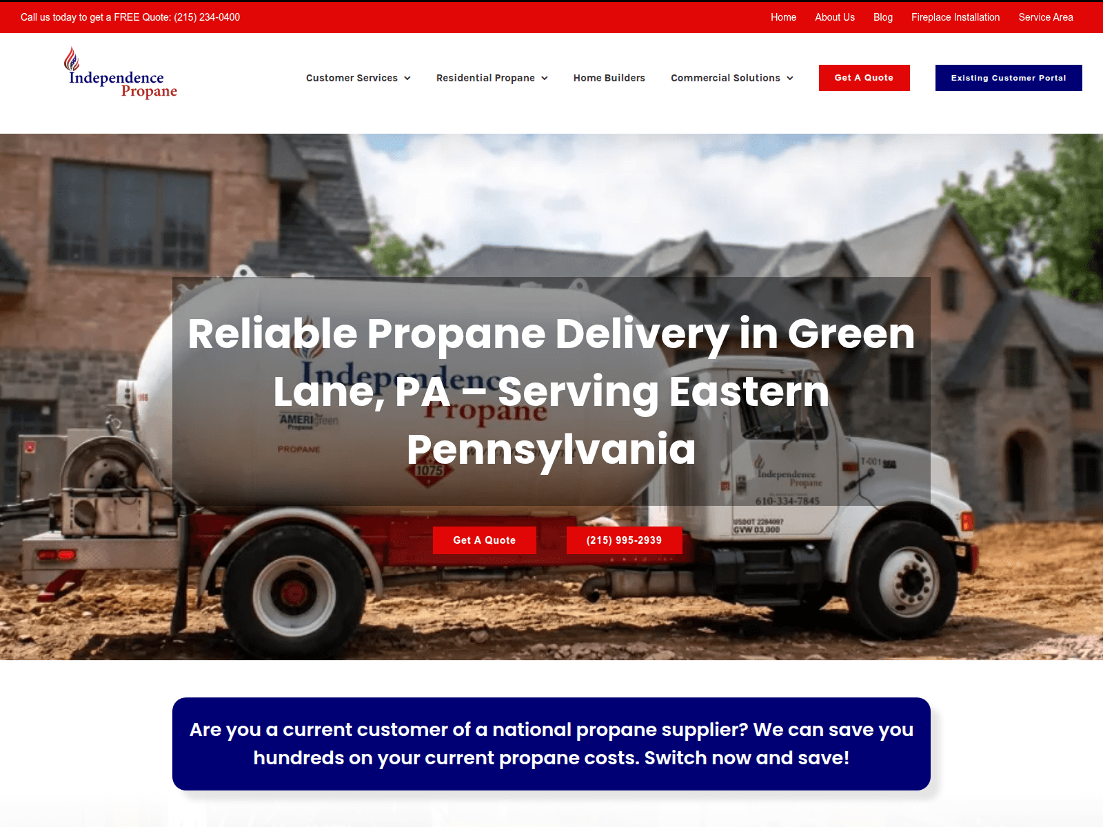 Screenshot of ipropane.net
