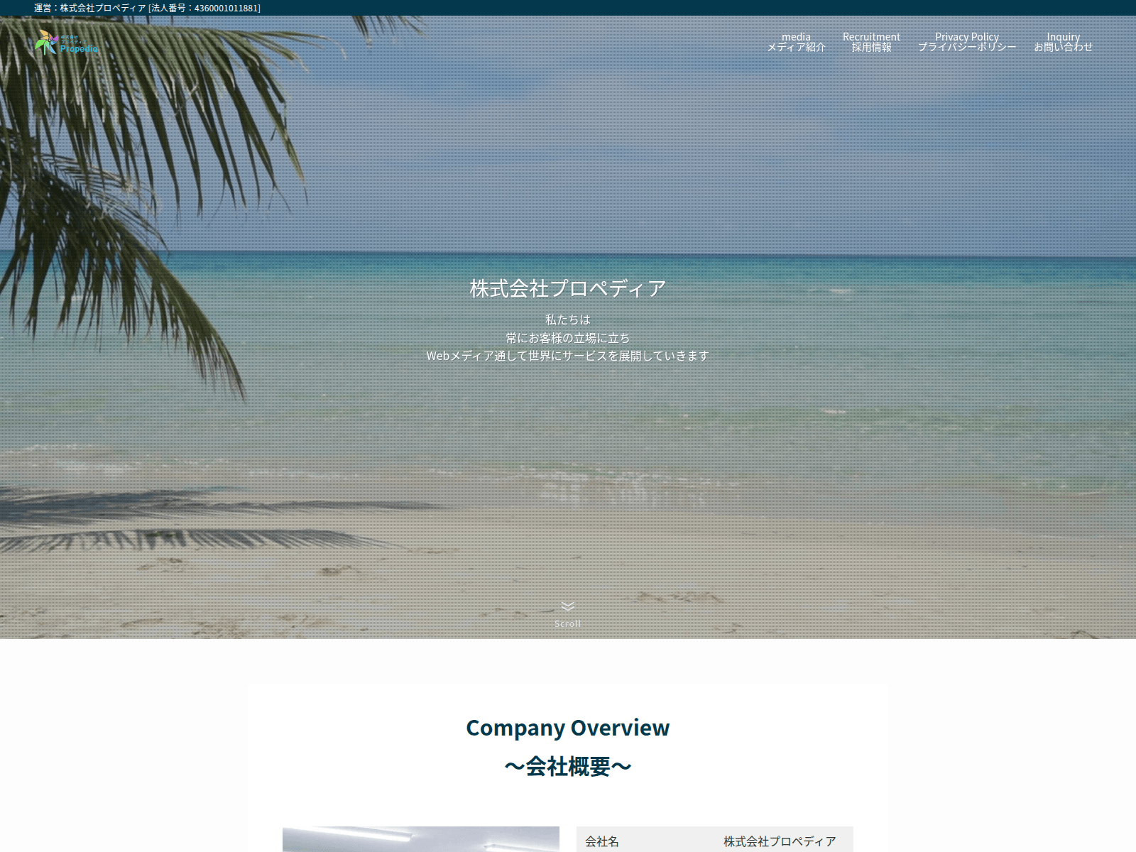 Screenshot of propedia.co.jp