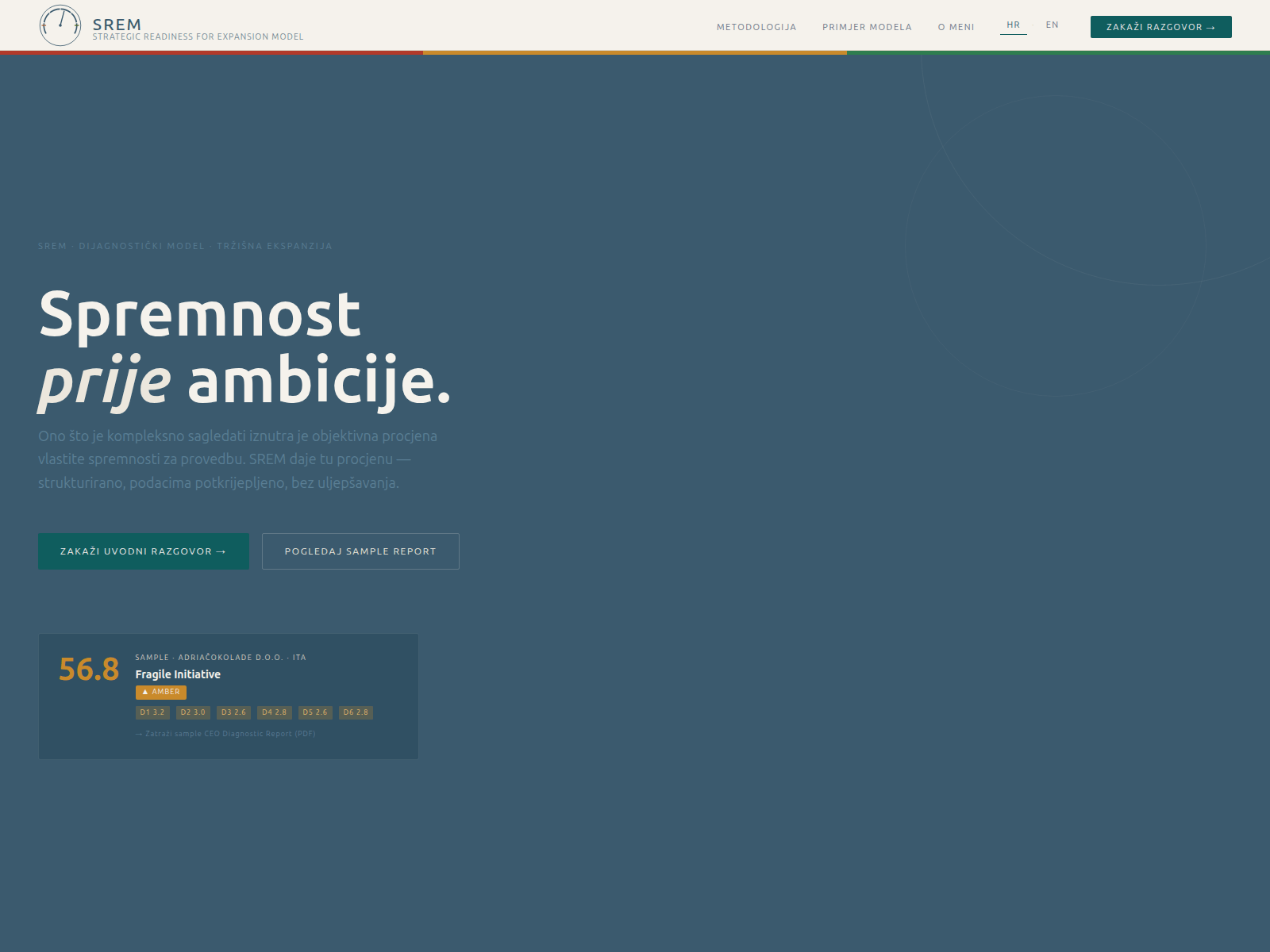 Screenshot of srem.hr