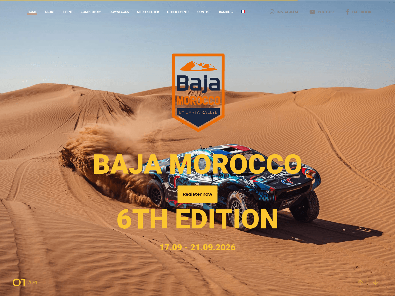 Screenshot of bajamorocco.com