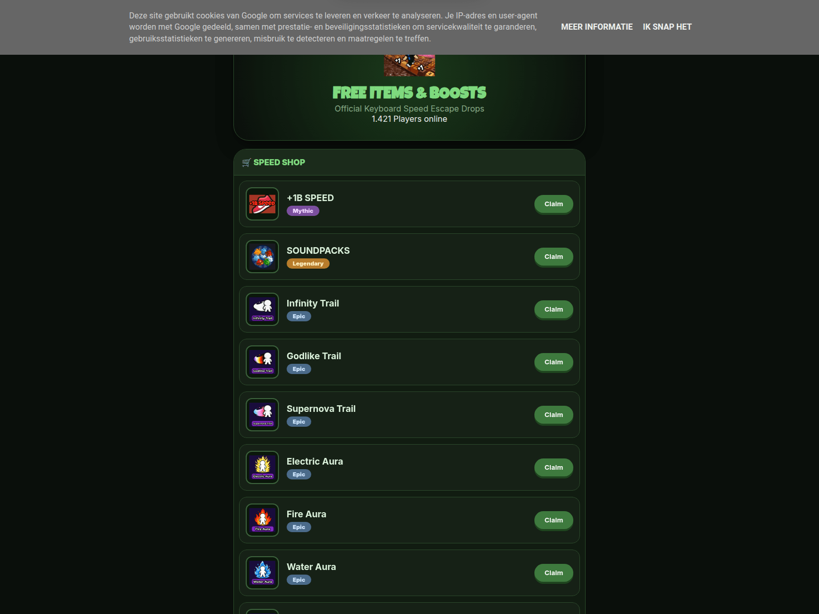 Screenshot of speedkeyboardescaperoblox.blogspot.com