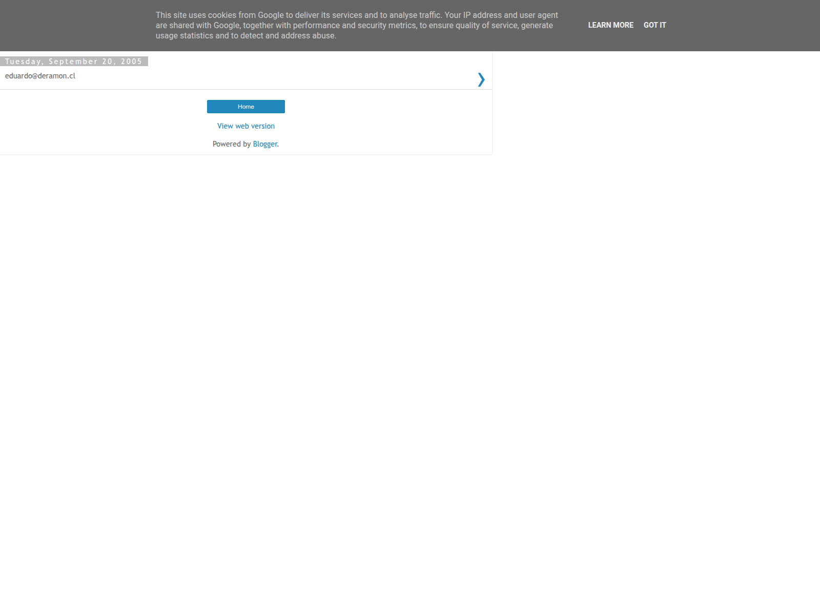 Screenshot of bancofalabella.blogspot.com