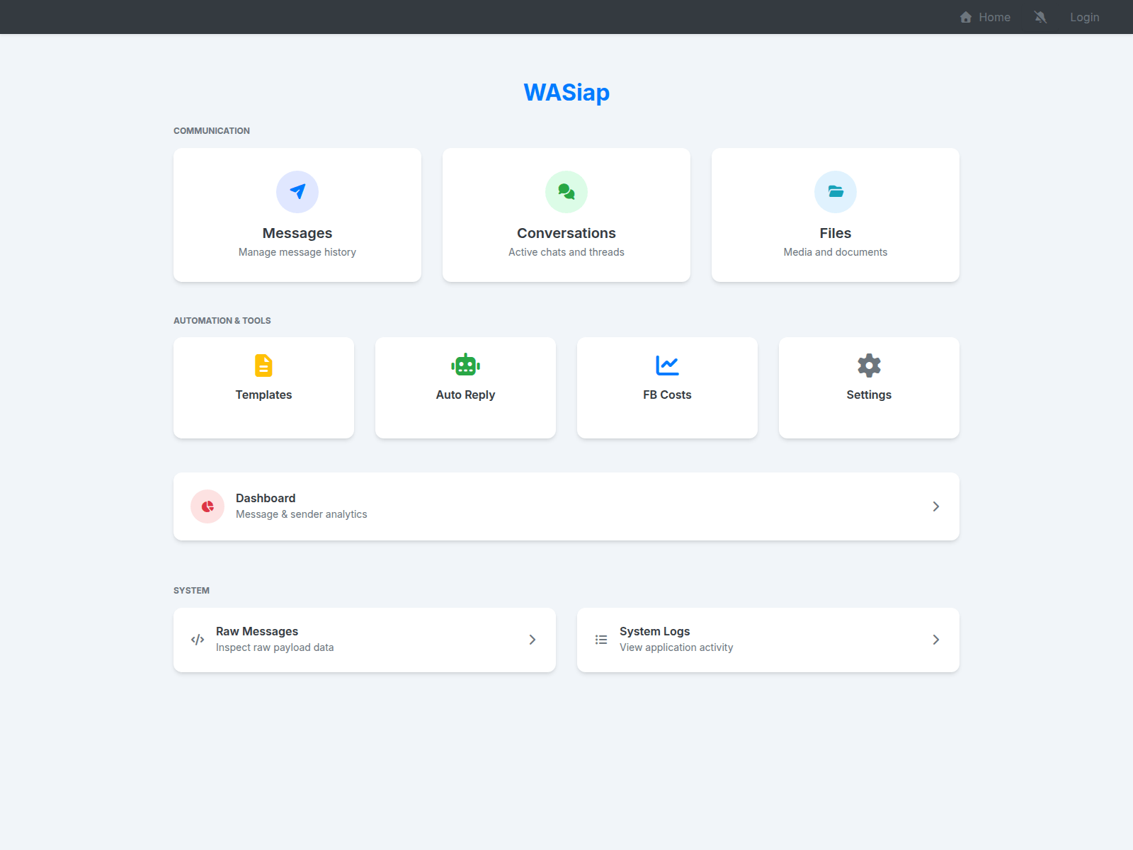 Screenshot of whatsapp.xolura.com