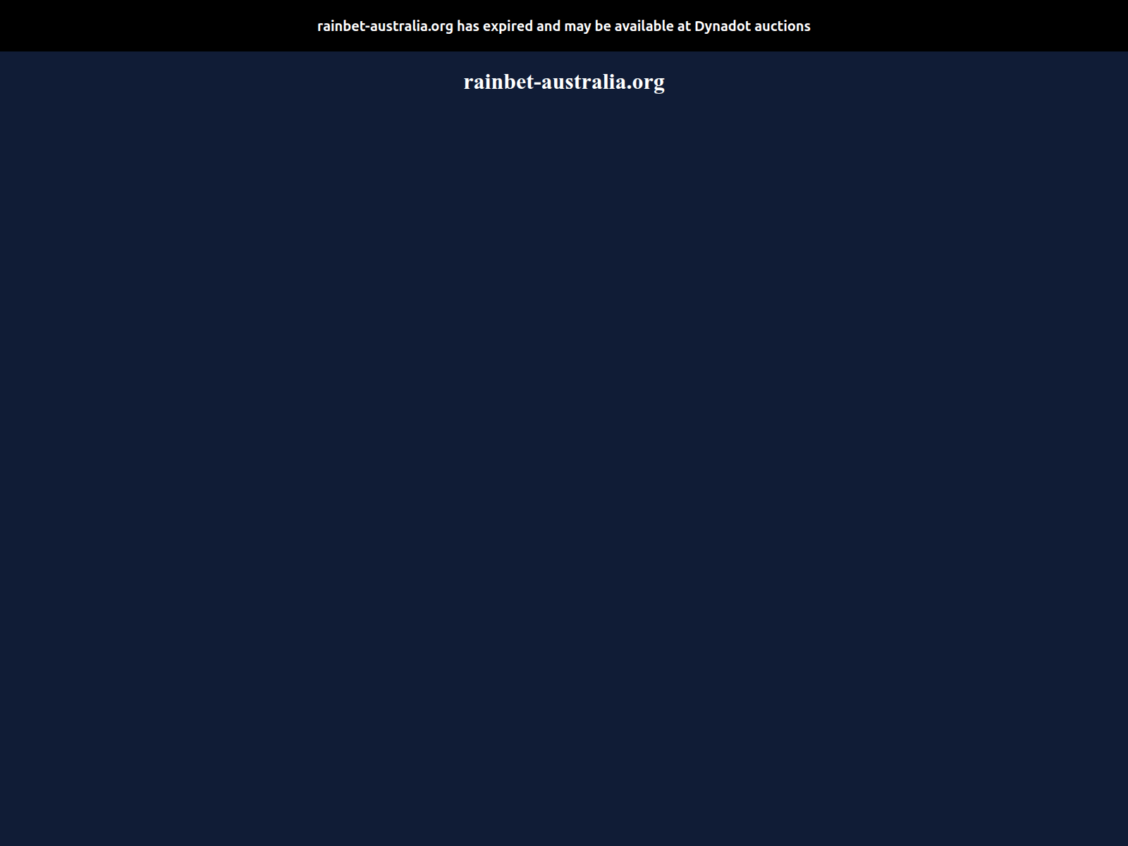 Screenshot of rainbet-australia.org