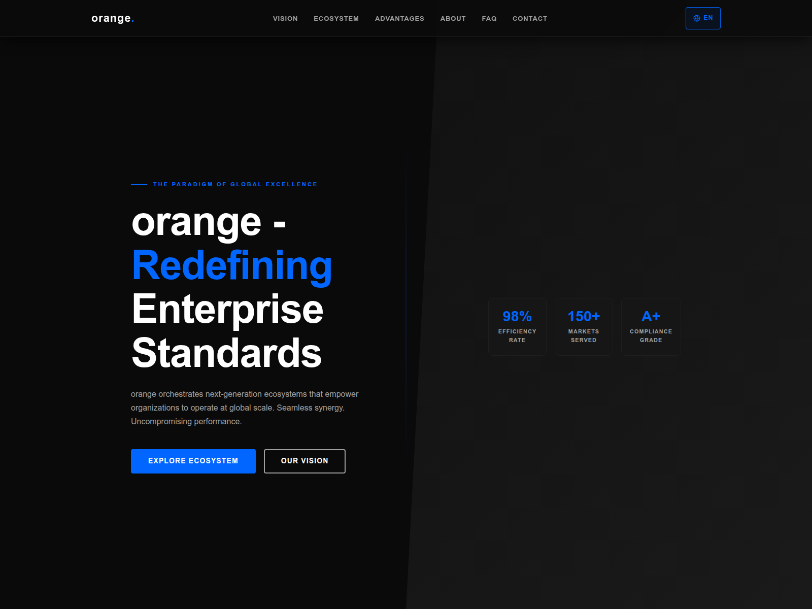 Screenshot of orangetrade.net