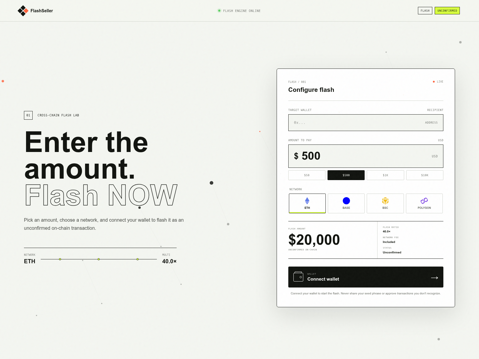 Screenshot of flash-seller.com