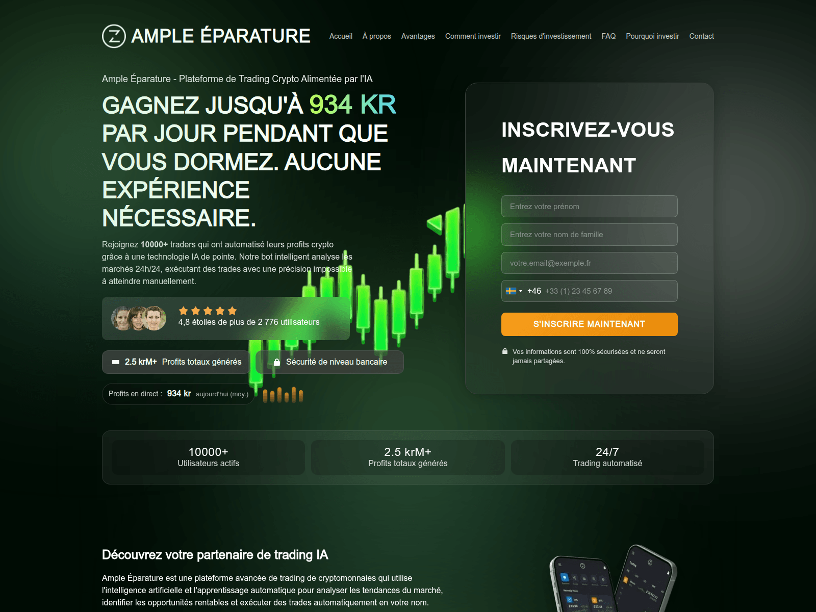 Screenshot of ampleeparature.com