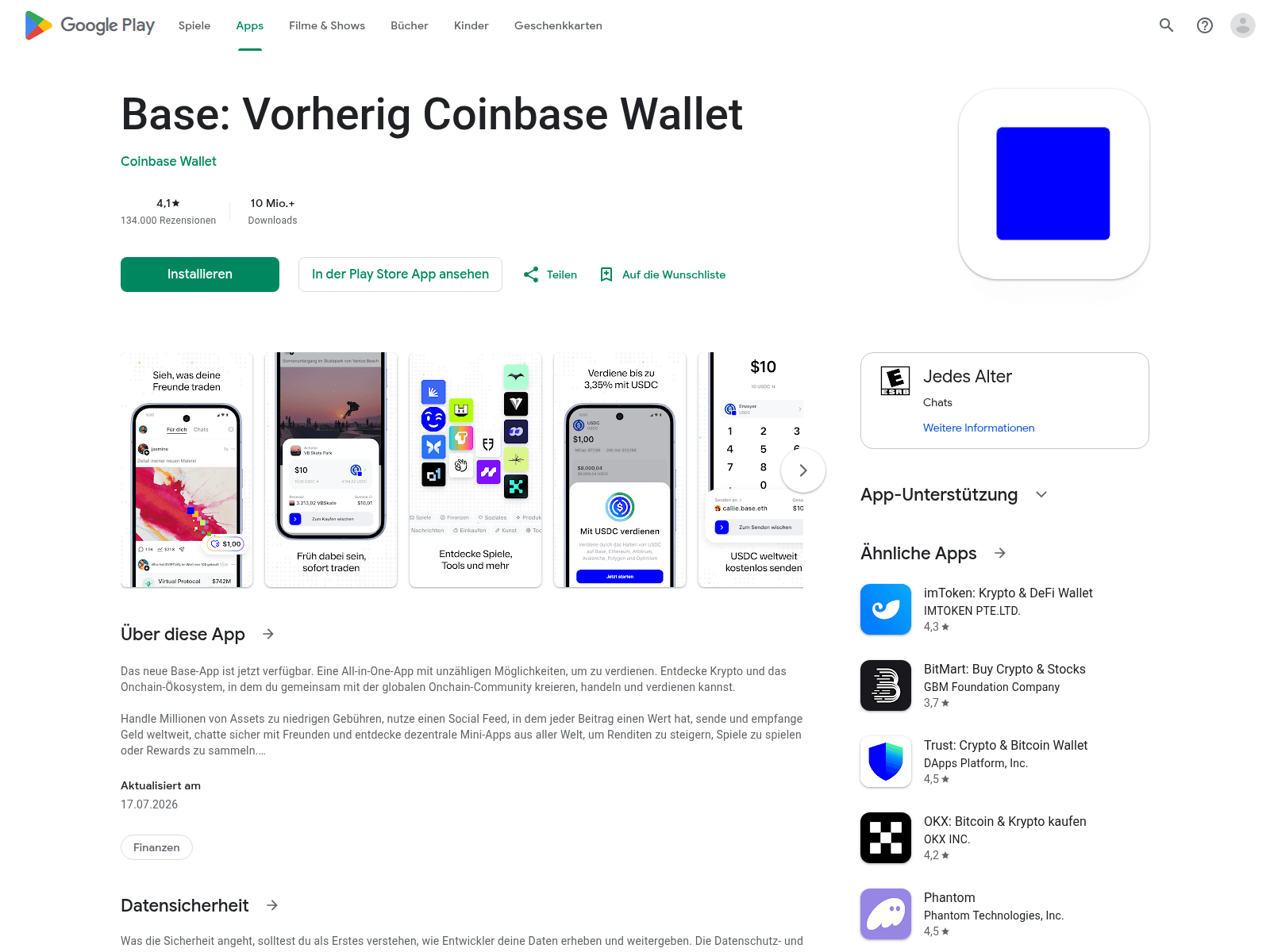 Screenshot of defiwebeusdt.com