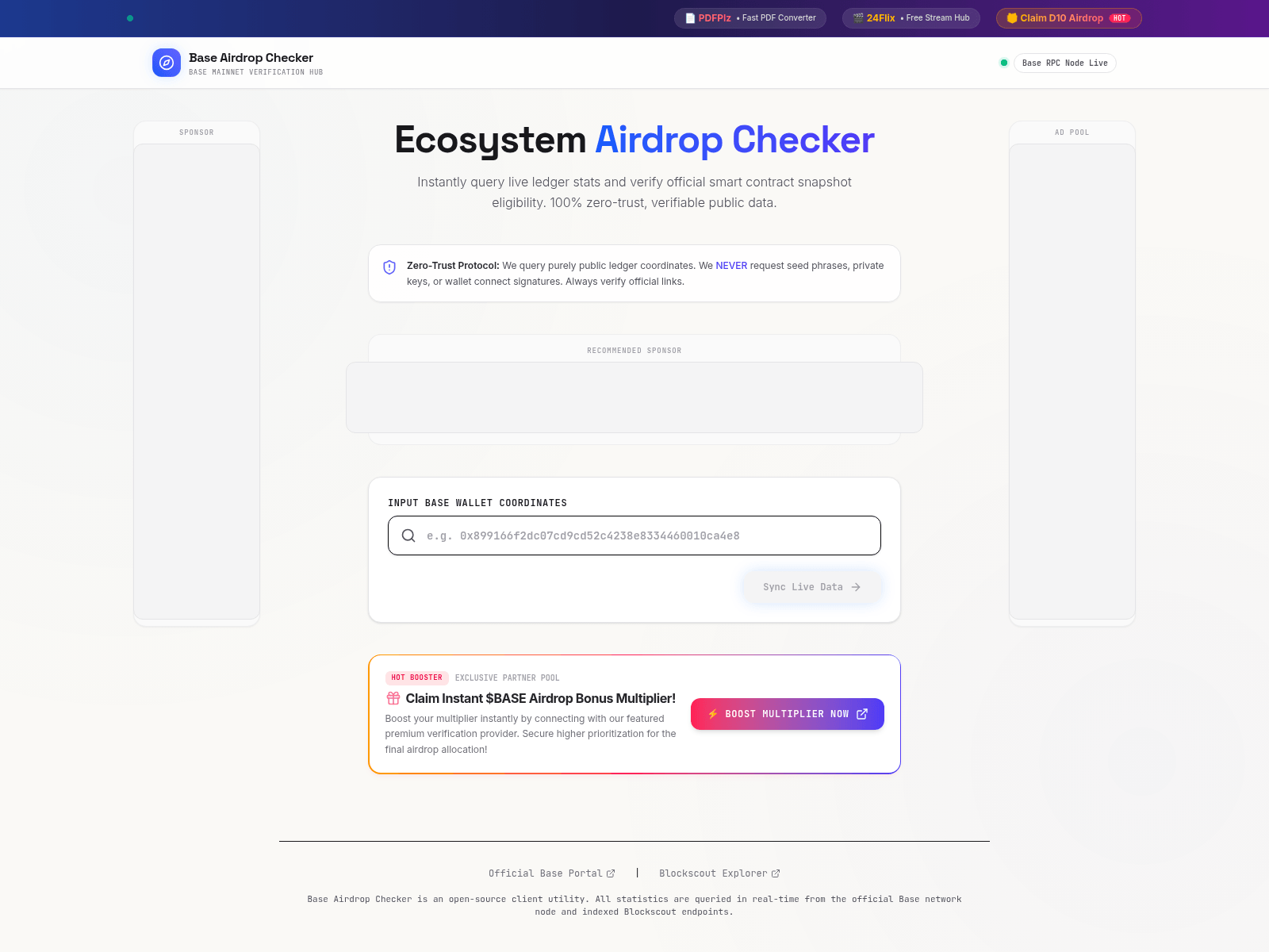 Screenshot of mail.airdropchecker.space