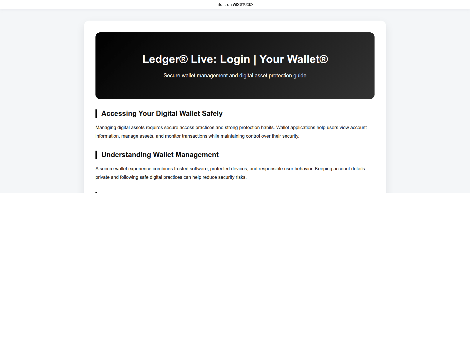 Screenshot of ioapps-ledgrscdn.wixstudio.com