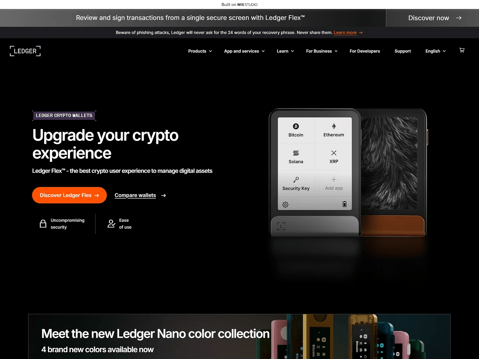 Screenshot of begin-appstart.wixstudio.com