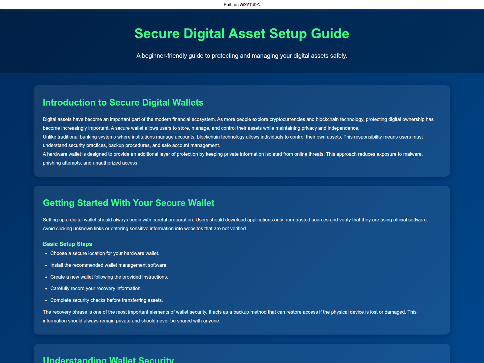 Screenshot of comstart-ledzrcdn.wixstudio.com
