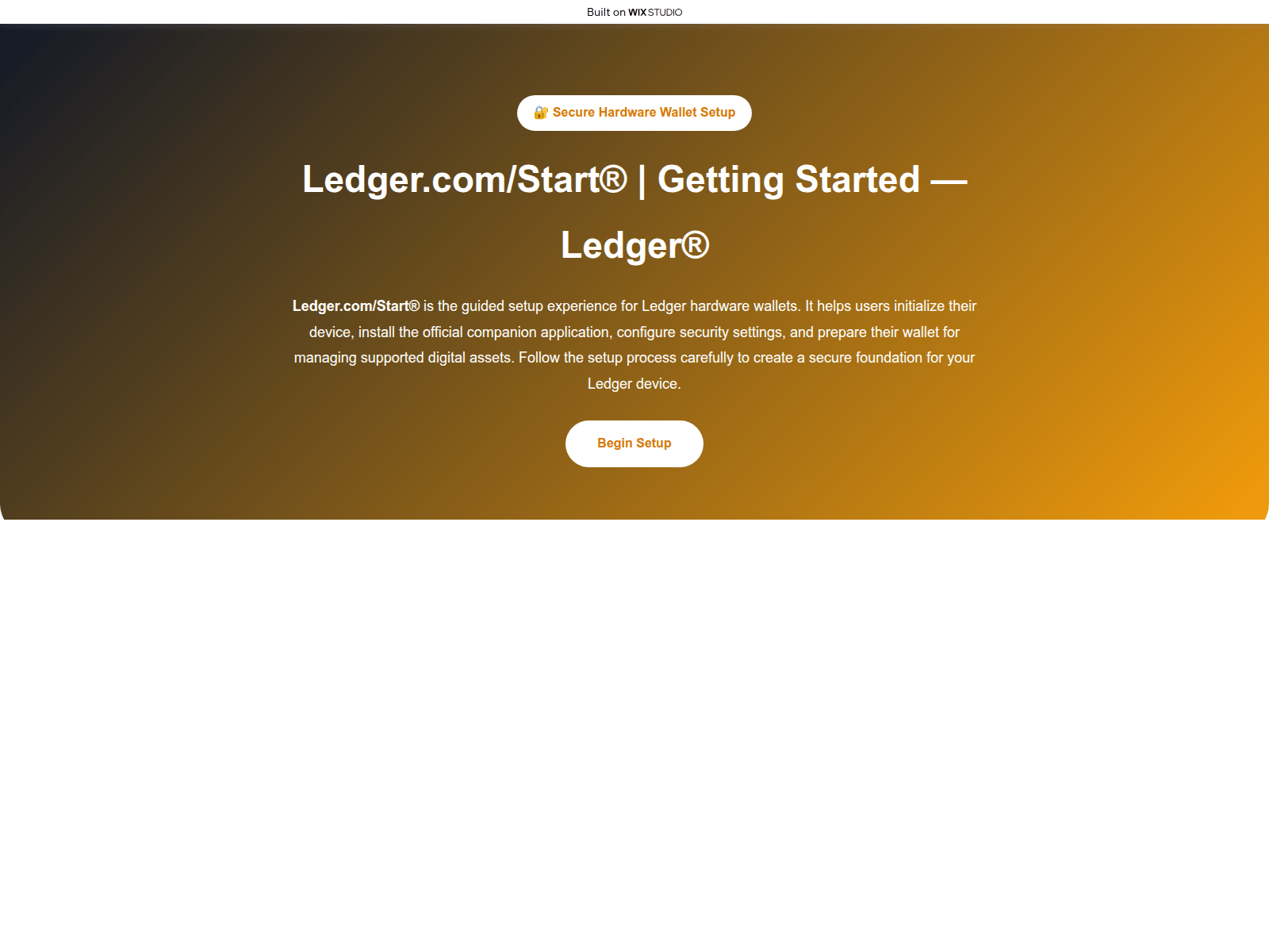 Screenshot of webstart-ledgrecd.wixstudio.com