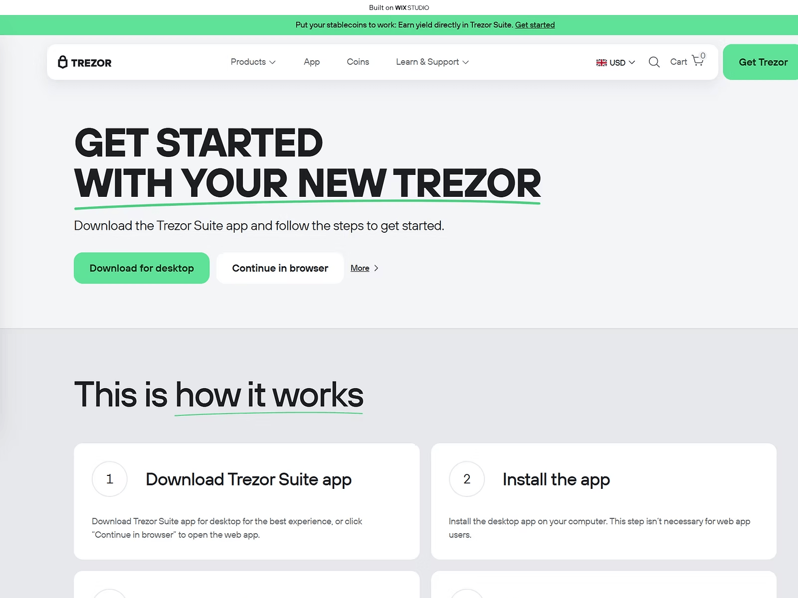Screenshot of appstrzxor-startsso.wixstudio.com
