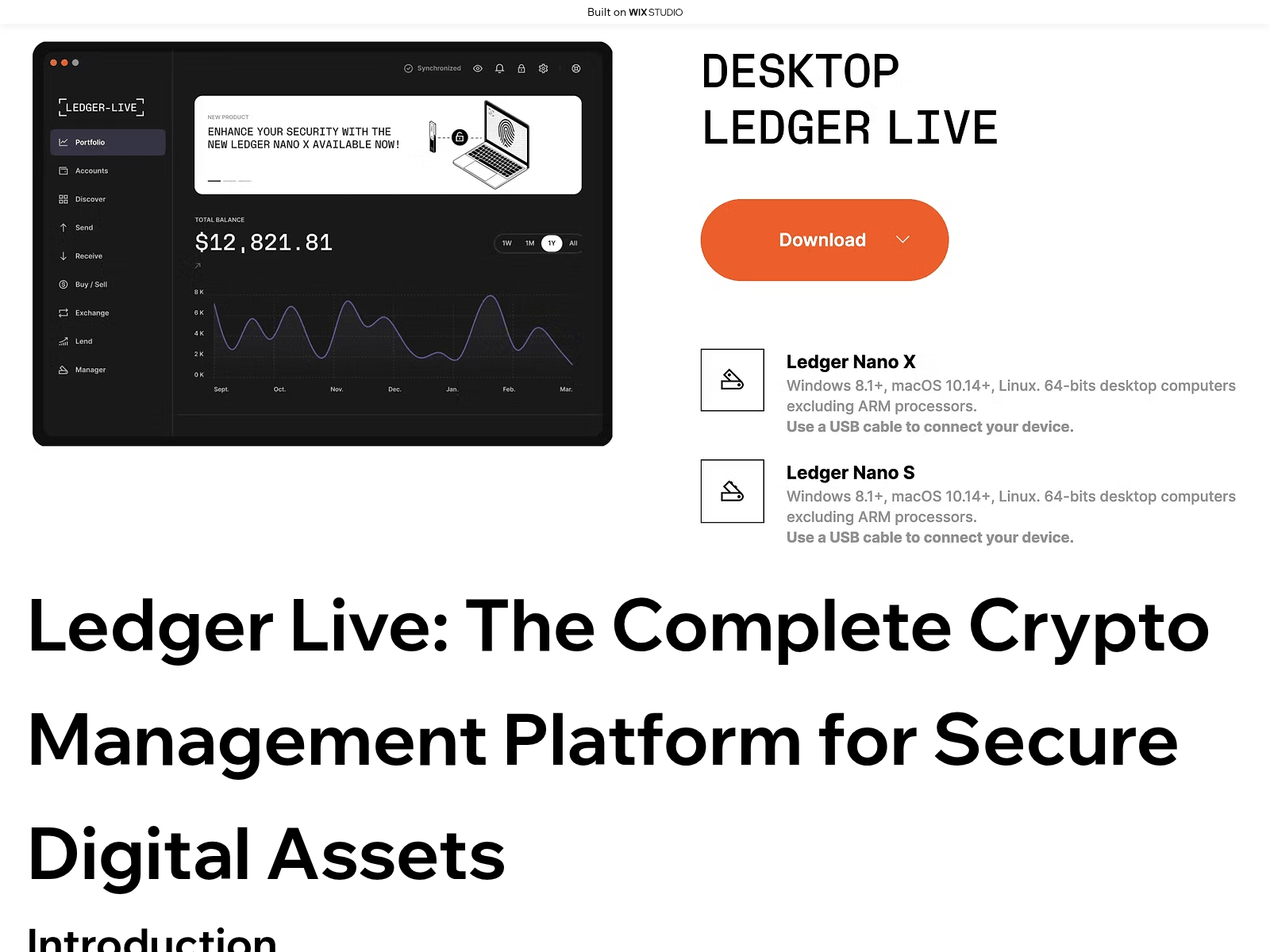 Screenshot of appsledgrr-lives.wixstudio.com
