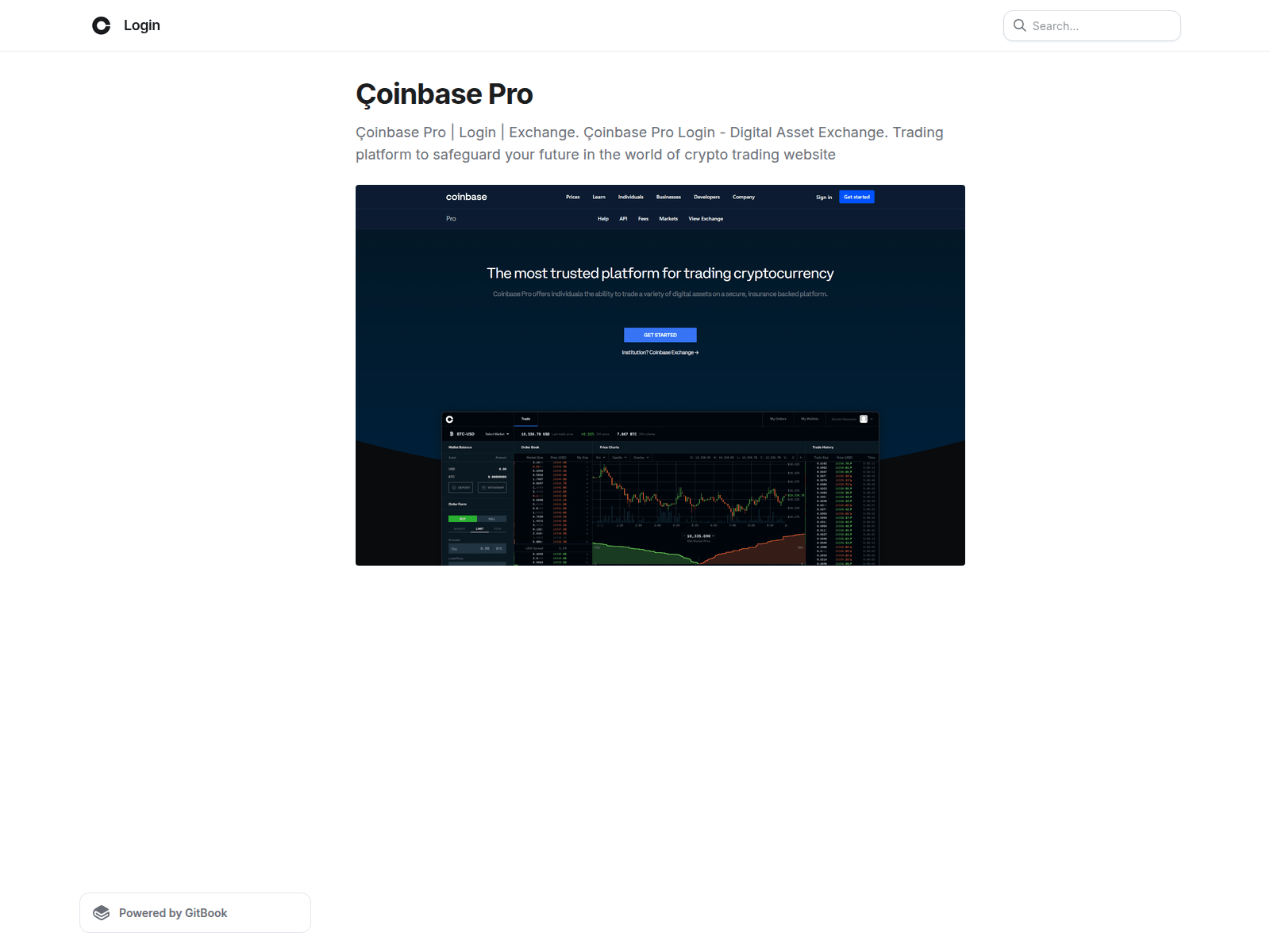 Screenshot of coinbasryuprologin.gitbook.io