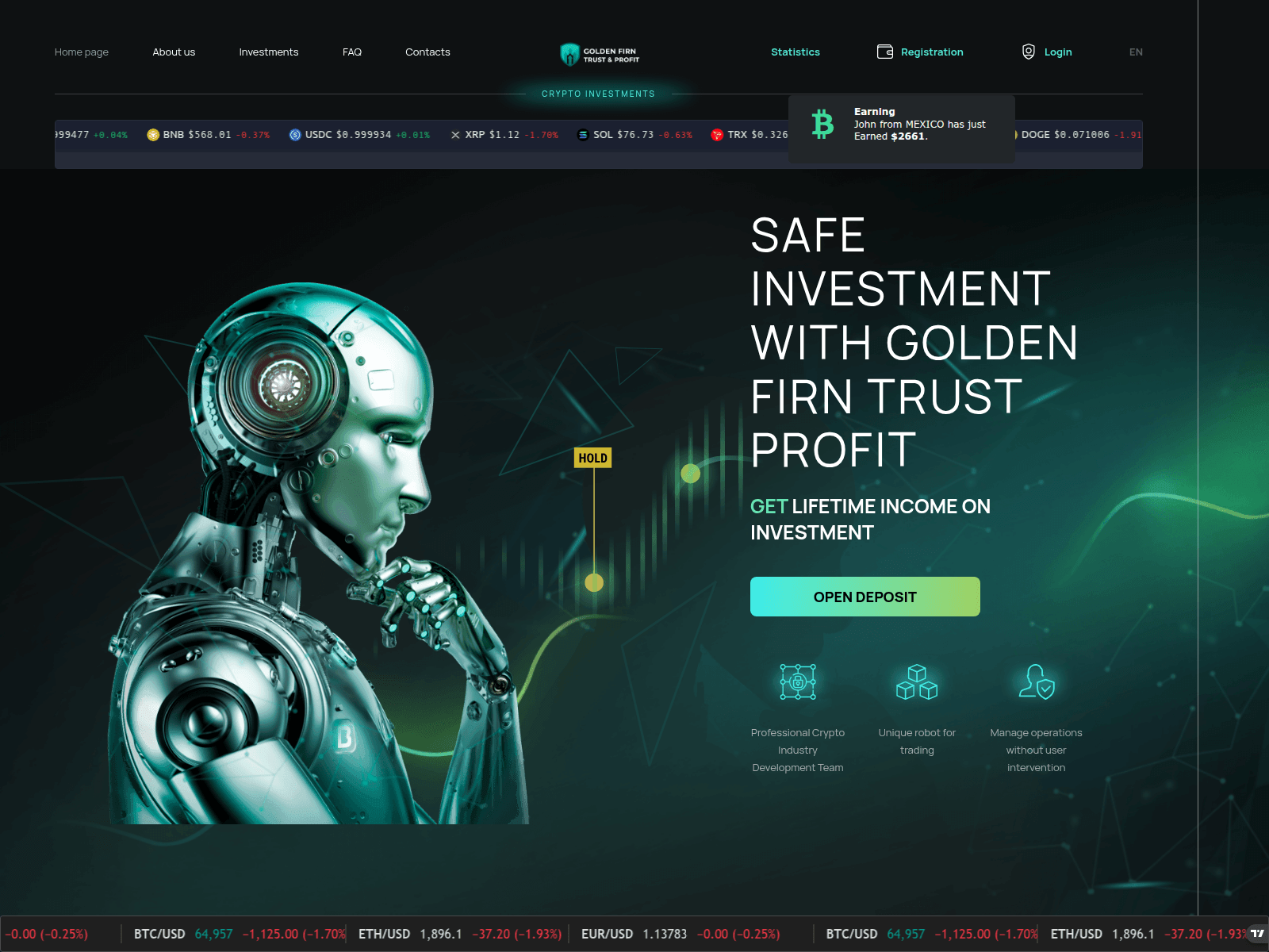 Screenshot of goldenfirntrustprofit.com