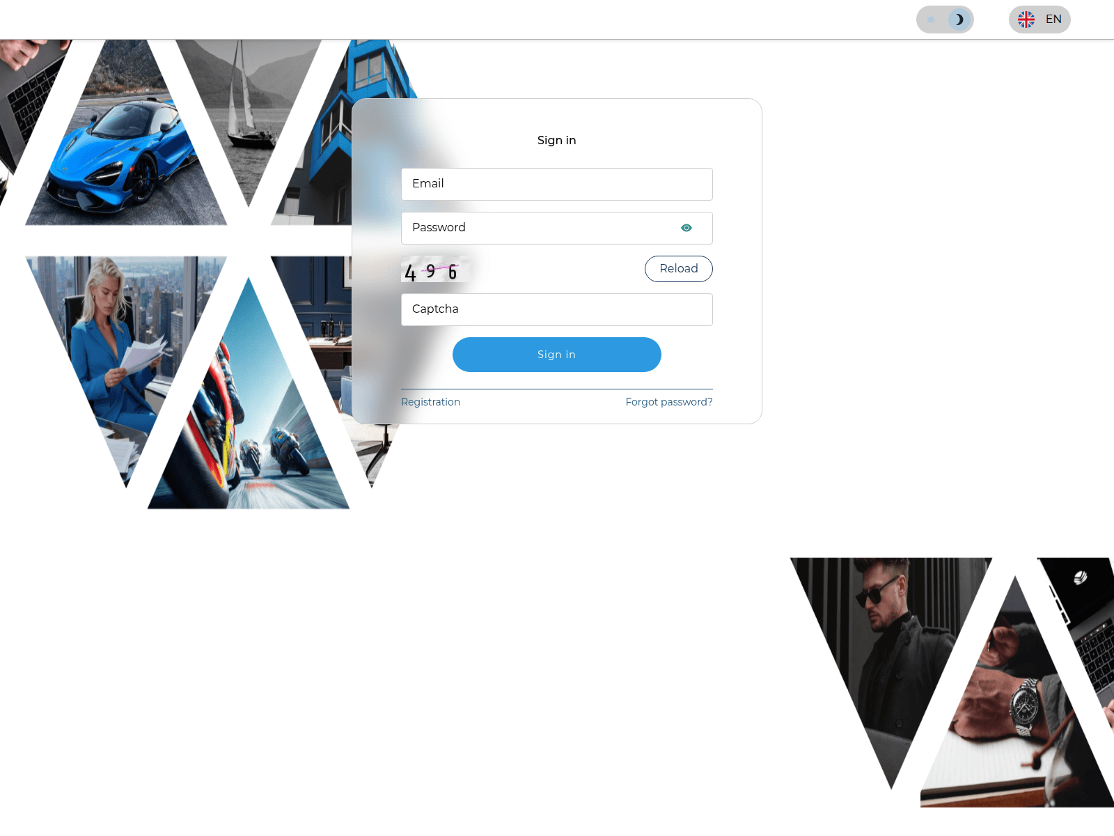 Screenshot of user.exreu.ltd