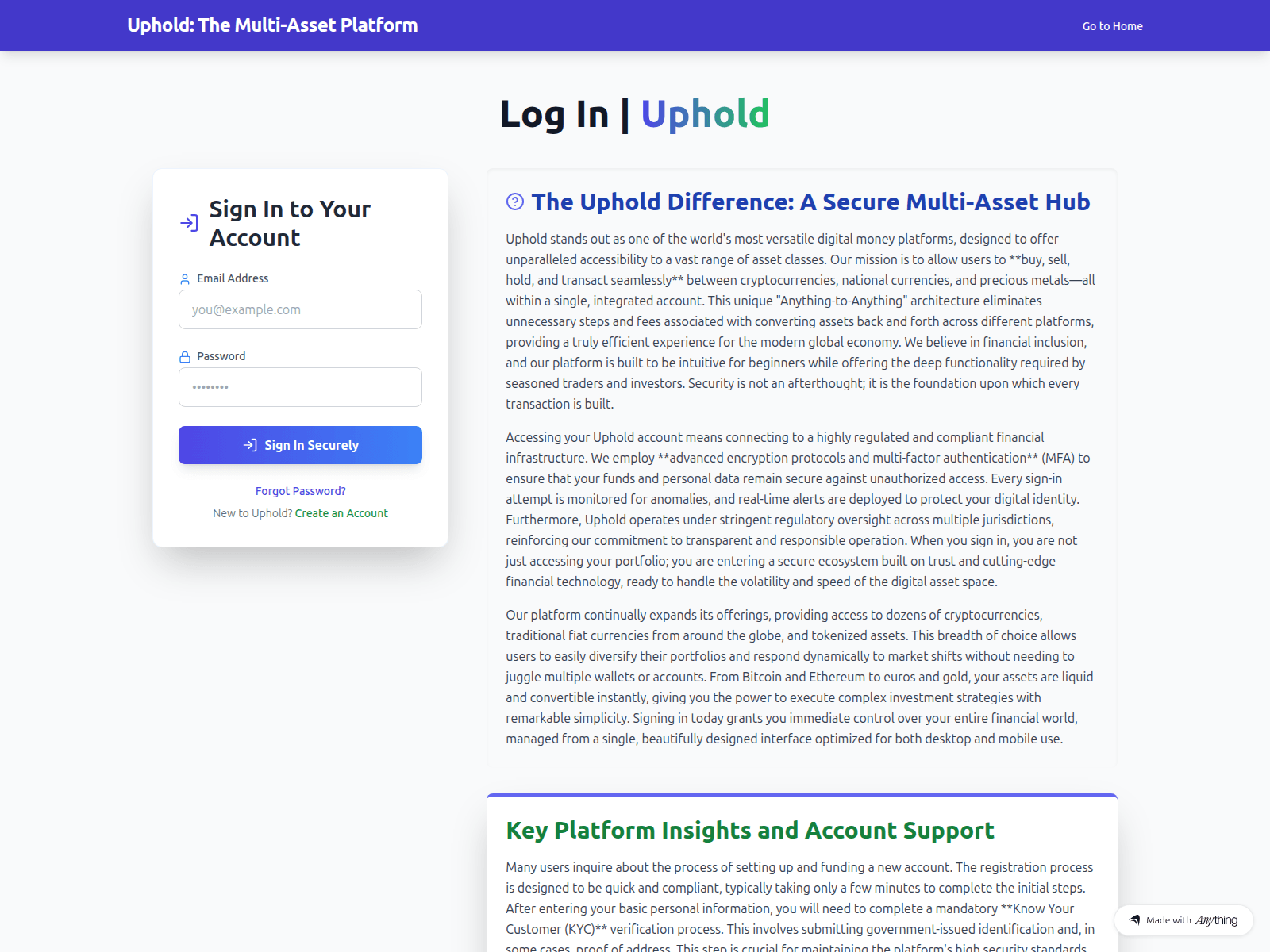 Screenshot of page-up-huld-io-cdn.created.app