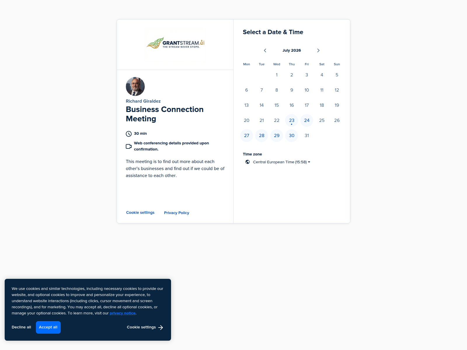 Screenshot of quickmeetup.online