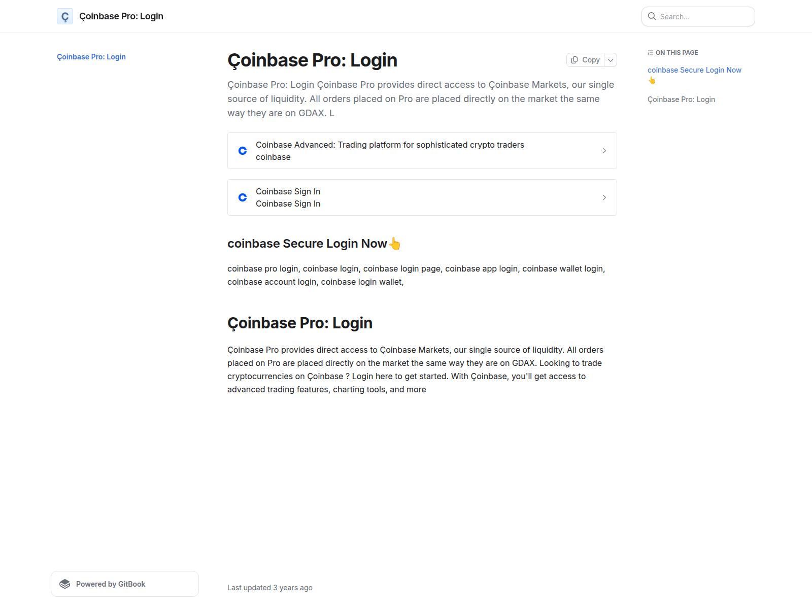 Screenshot of coinbase-pro-login-6.gitbook.io