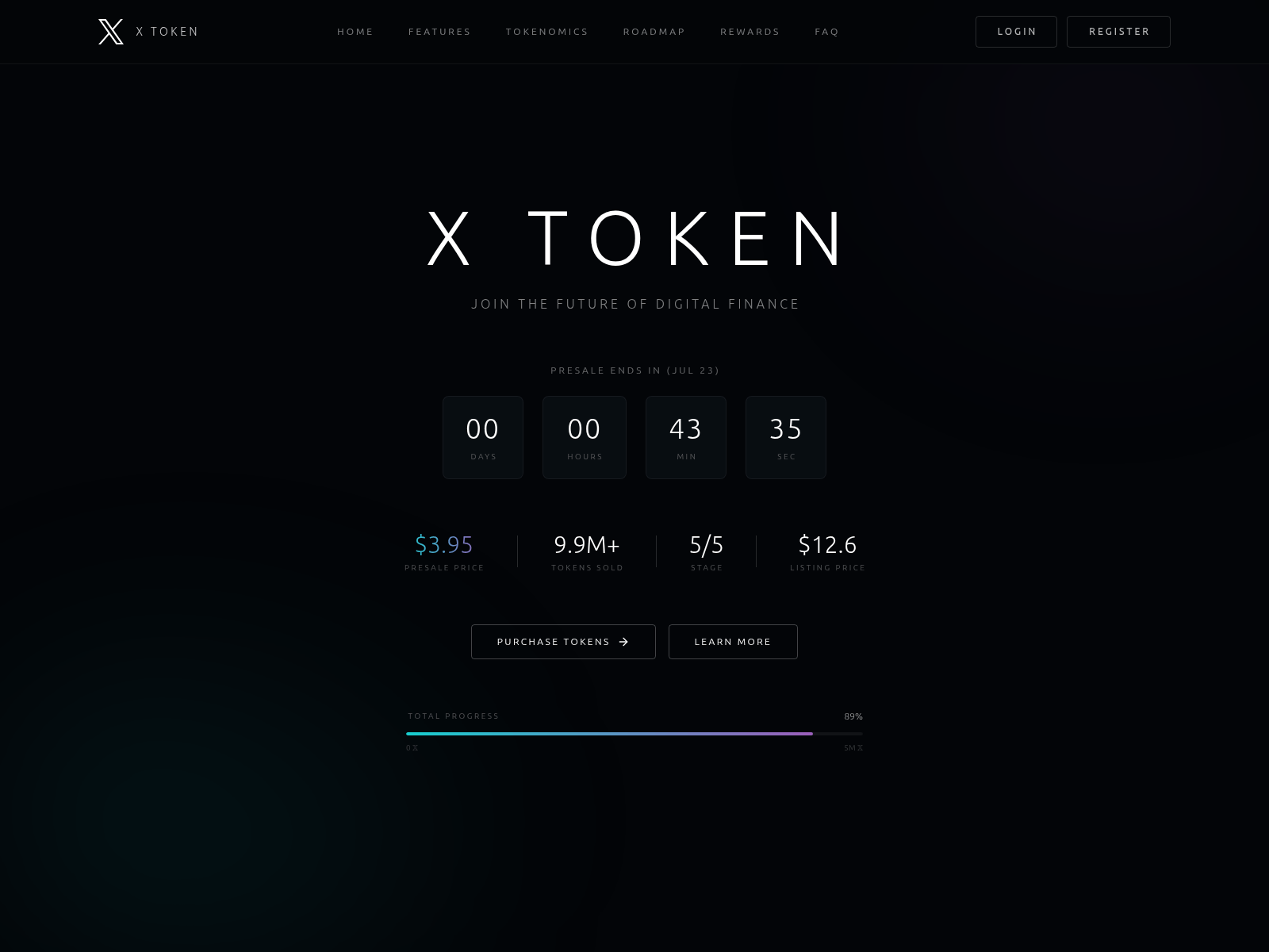 Screenshot of xtoken-hub.com