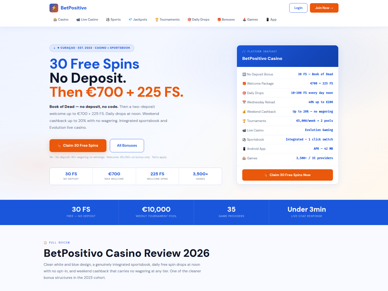 Screenshot of betpositivo.info