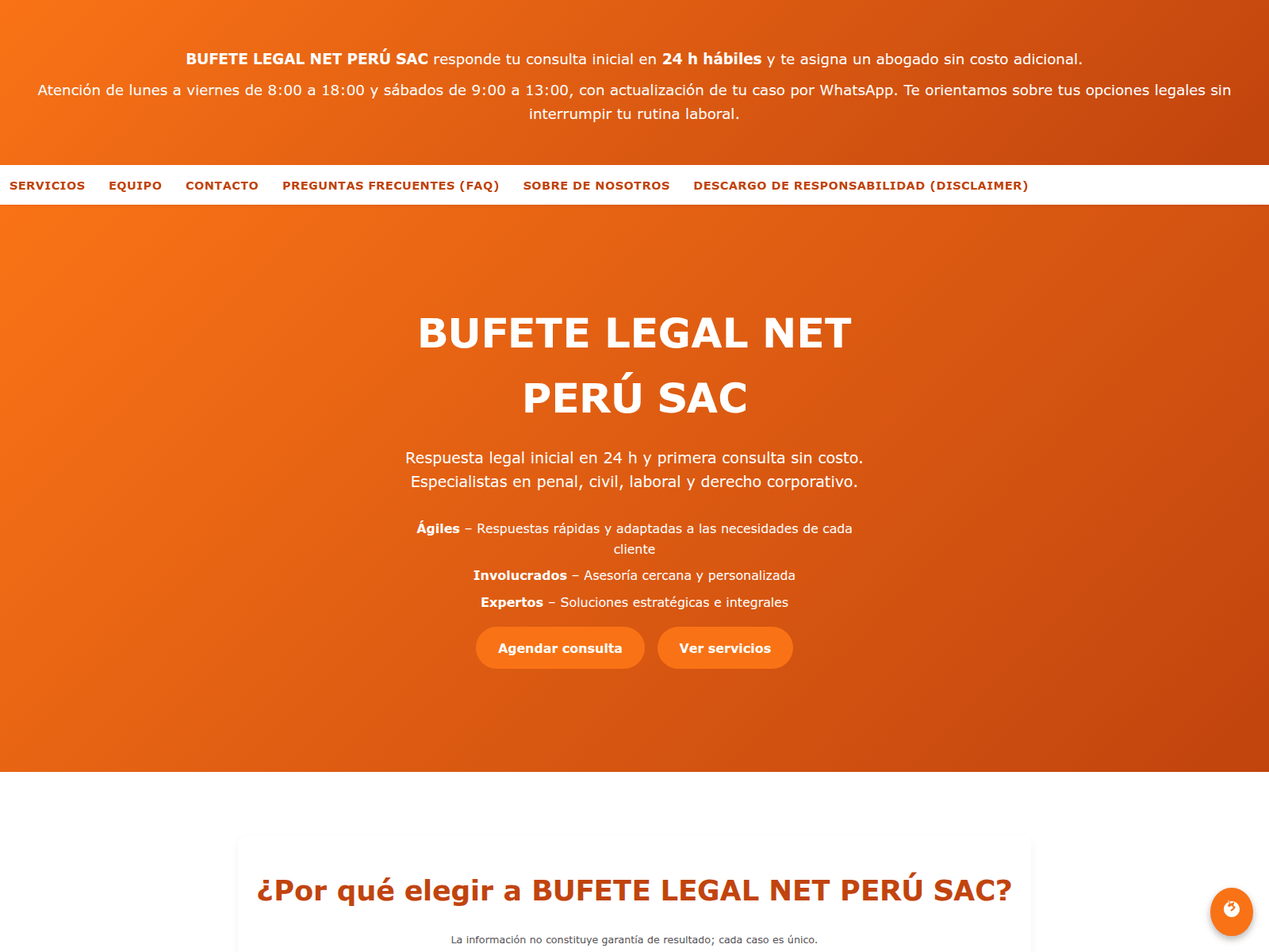 Screenshot of netabogados.click