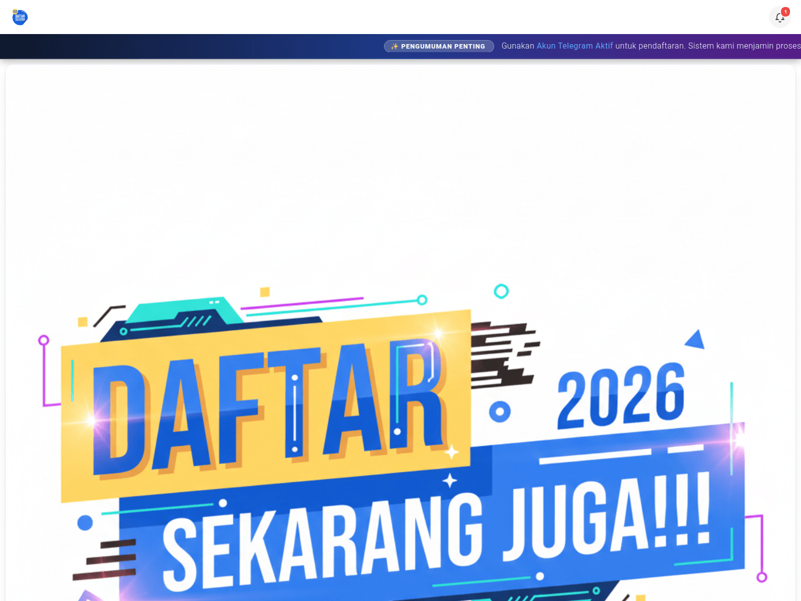 Screenshot of daftarsekarang.c-om.net
