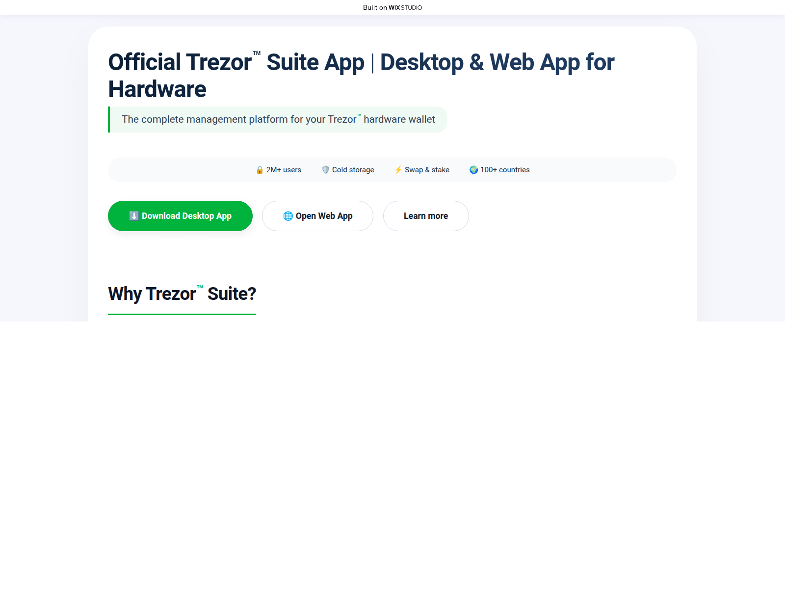 Screenshot of us-en-appsuites.wixstudio.com