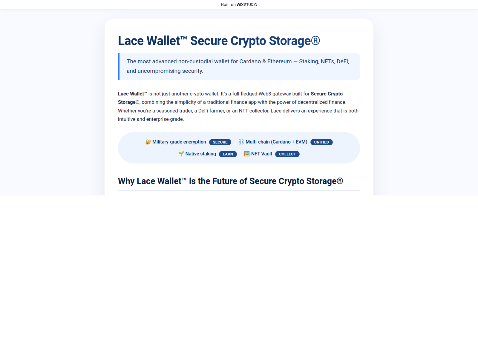 Screenshot of ionav-lacesapps.wixstudio.com
