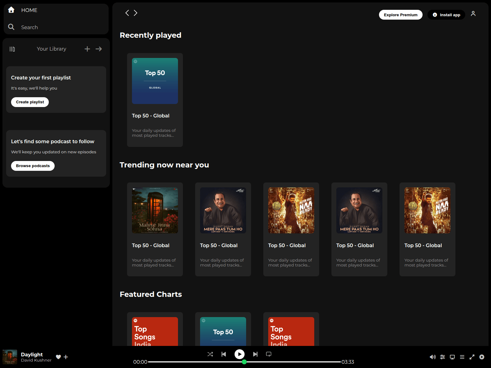 Screenshot of rounakrajput77.github.io