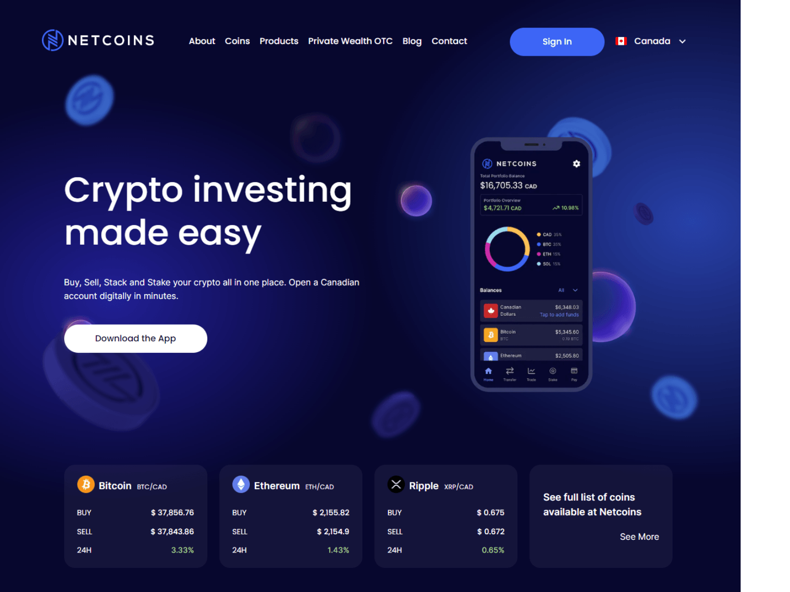 Screenshot of new-netcoinsllogin.webflow.io